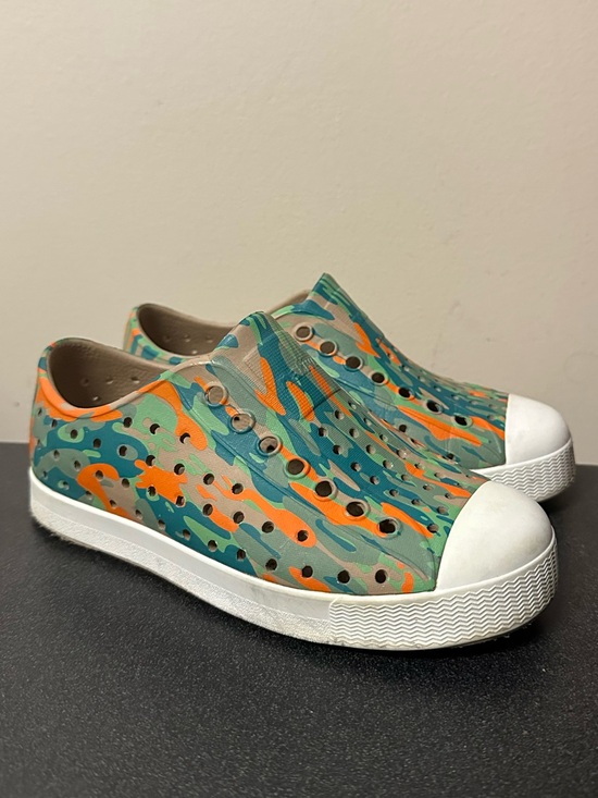 Native Shoes Other - Native Jefferson Shoes Flax Tan Green Orange Size C11 Unisex